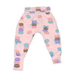Pantalon harem Bamboo Grow with Me (Motif Macaron Party)