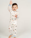 Bamboo Long Sleeve Pajama Set (Pumpkin Farm Print)