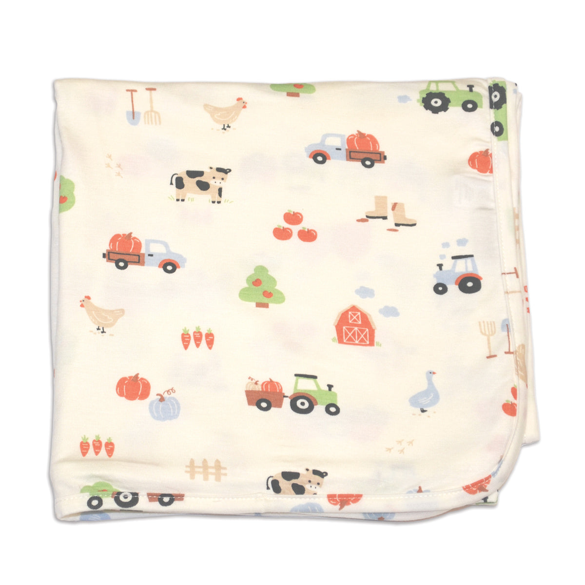 Bamboo Swaddle Blanket (Pumpkin Farm Print)