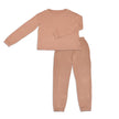 Women's Bamboo Long Sleeve Loungewear Set (Toast)