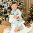Chaussons en bambou avec fermeture éclair double sens et livre de coloriage (motif Festive Cocoa)