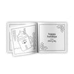 Bamoboo Long Sleeve Pajama Set & Coloring Book (Festive Cocoa Print)