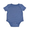 Bamboo Short Sleeve Onesie (Galactic Blue)