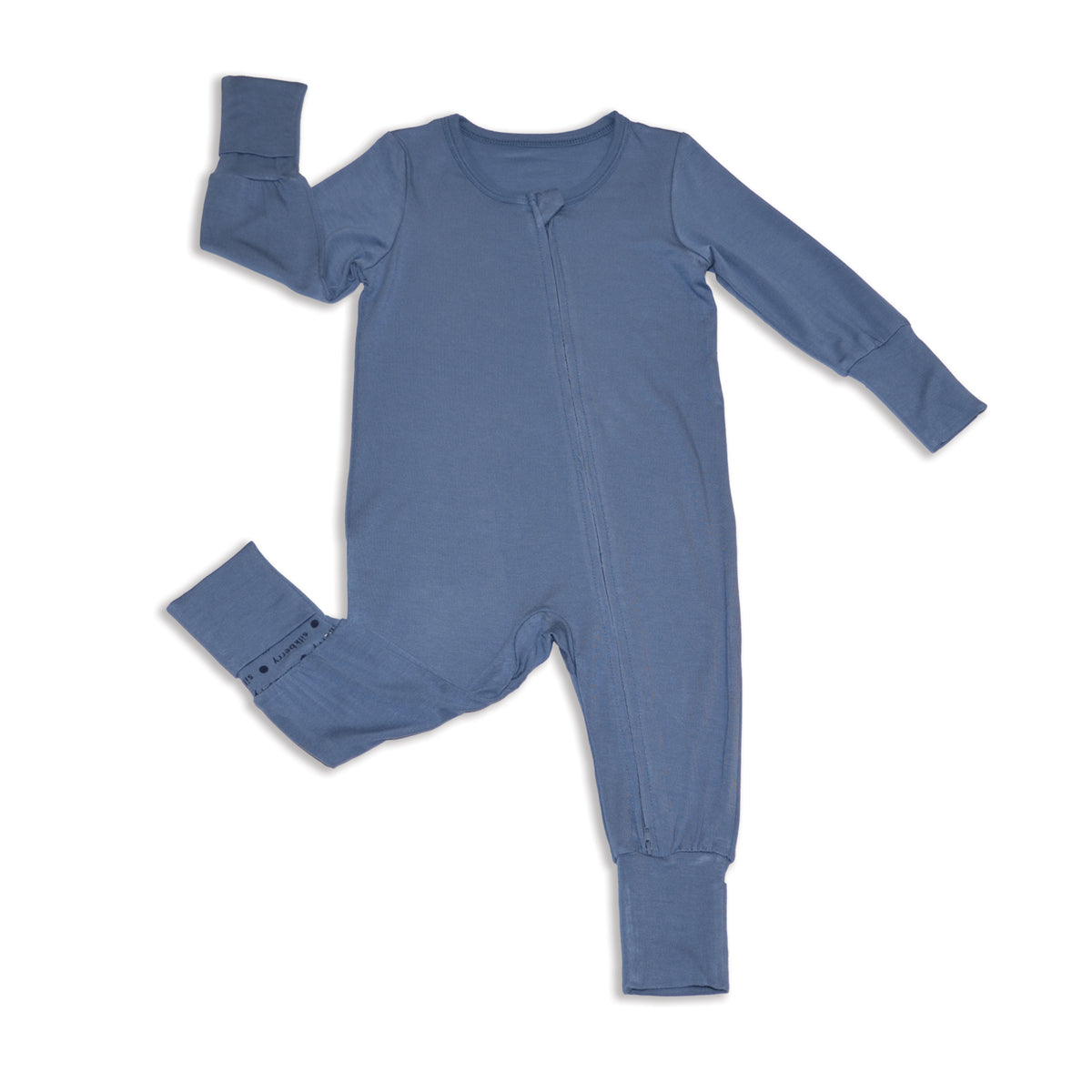 Bamboo 2-way Zipper Romper (Galactic Blue)
