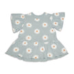 Bamboo Bell Sleeve Top (Daisy Print)
