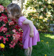 Bamboo Flutter Sleeve Tiered Dress with Bloomer (Crocus)