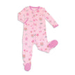 Bamboo Ruffle Footies with Two Way Zipper (Sweet Shop Print)