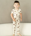 Bamboo Short Sleeve Pajama Set (Coconut Print)