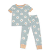 Bamboo Short Sleeve Pajama Set (Daisy Print)