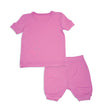 Bamboo Short Sleeve Top & Shorts Pajama Set (Crocus)