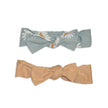 Bamboo Headbands 2 pack (Daisy Print/Cookie)
