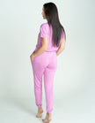 Women's Bamboo Short Sleeve Loungewear Set (Crocus)
