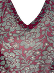 PRG7183 Sheer Avatar Pure Silk Long Tunic with Side Ties