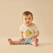 Lemon Leaf Embroidered Organic Tee | Wilson + Frenchy