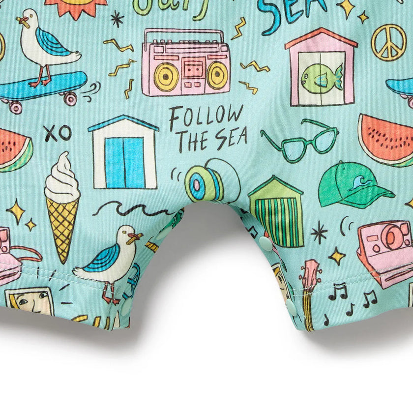 Sun Surf & Sea One Piece Boyleg Swimsuit | Wilson + Frenchy