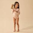 Hazel Floral Long Sleeved Swimsuit | Wilson + Frenchy