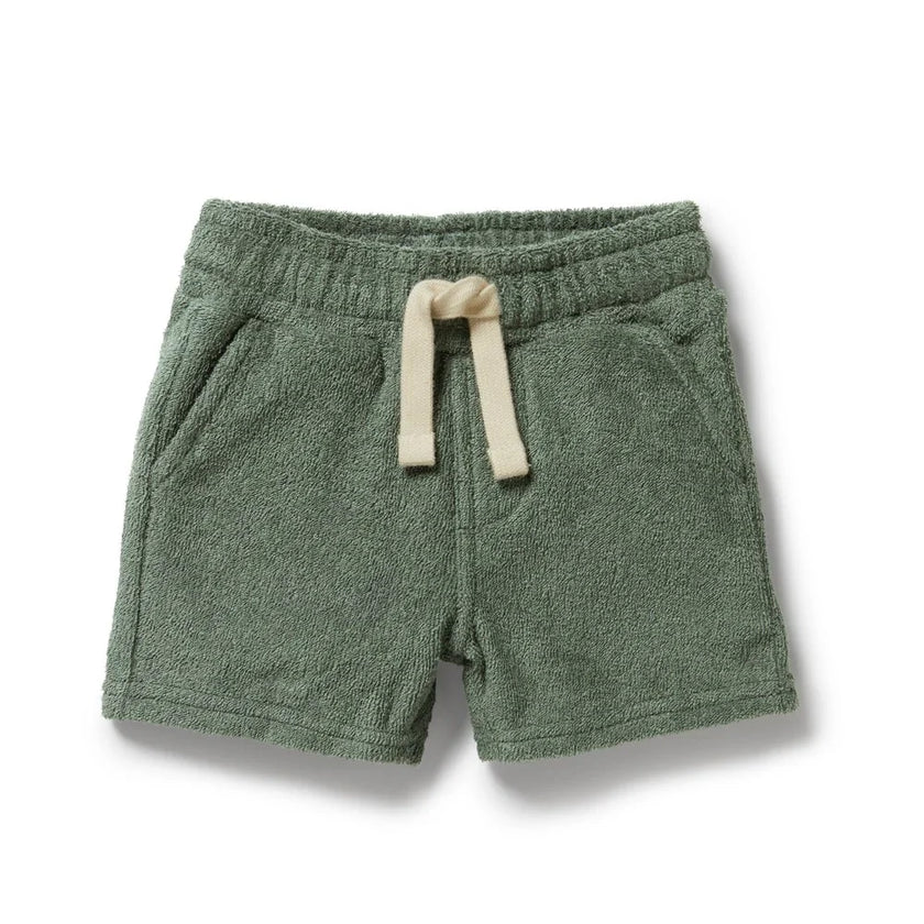 Moss Organic Terry Short | Wilson + Frenchy