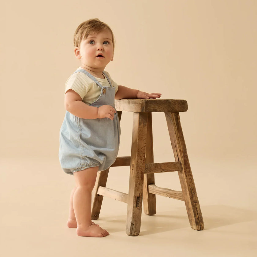 Organic Denim Bodysuit | Wilson + Frenchy