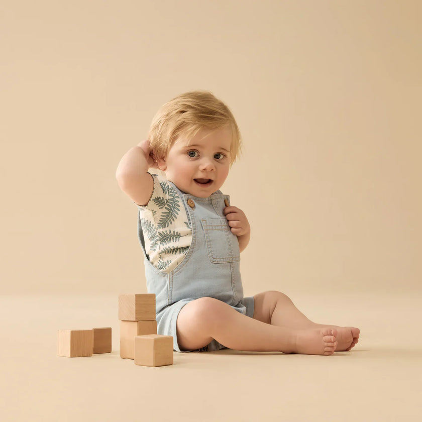 Organic Denim Overall | Wilson + Frenchy