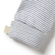 Organic Stripe Rib Mittens | Rain Drop | Wilson + Frenchy