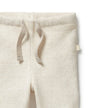 Organic Stripe Rib Legging | Oatmeal | Wilson + Frenchy
