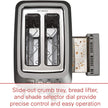 WOLF Gourmet 2 Slice Toaster - Factory serviced with 1 year warranty - WGTR102S