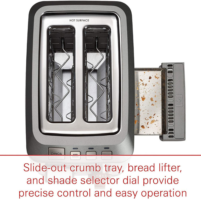WOLF Gourmet 2 Slice Toaster - Factory serviced with 1 year warranty - WGTR102S