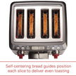 WOLF Gourmet 4-Slice Extra-Wide Slot Toaster - Factory serviced with 1 year warranty - WGTR104S