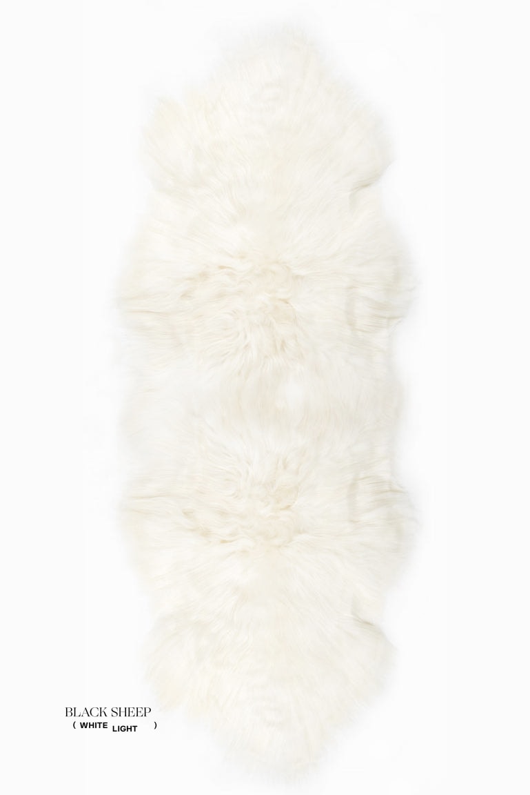 Natural White Double Icelandic Sheepskin