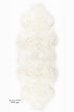 White Double Icelandic Sheepskin