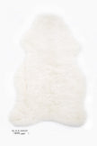 Shorn White Icelandic Sheepskin