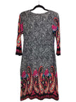 WHITE MARK Regular fit Midi Dress in Gray - S