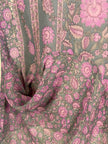 PRG6037 Sheer Avatar Pure Silk Self Pocket Tunic Dress