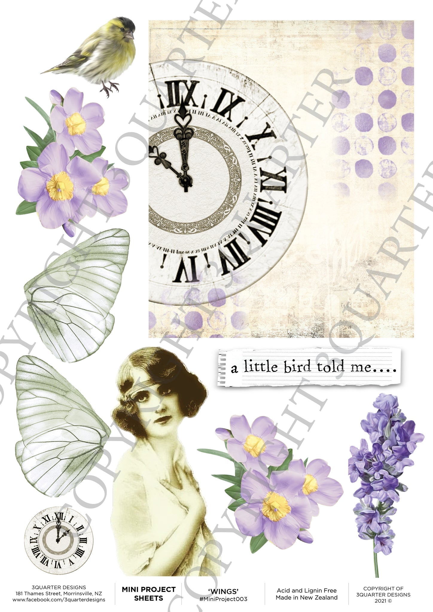 3Quarter Designs Wings Mini Project Sheet