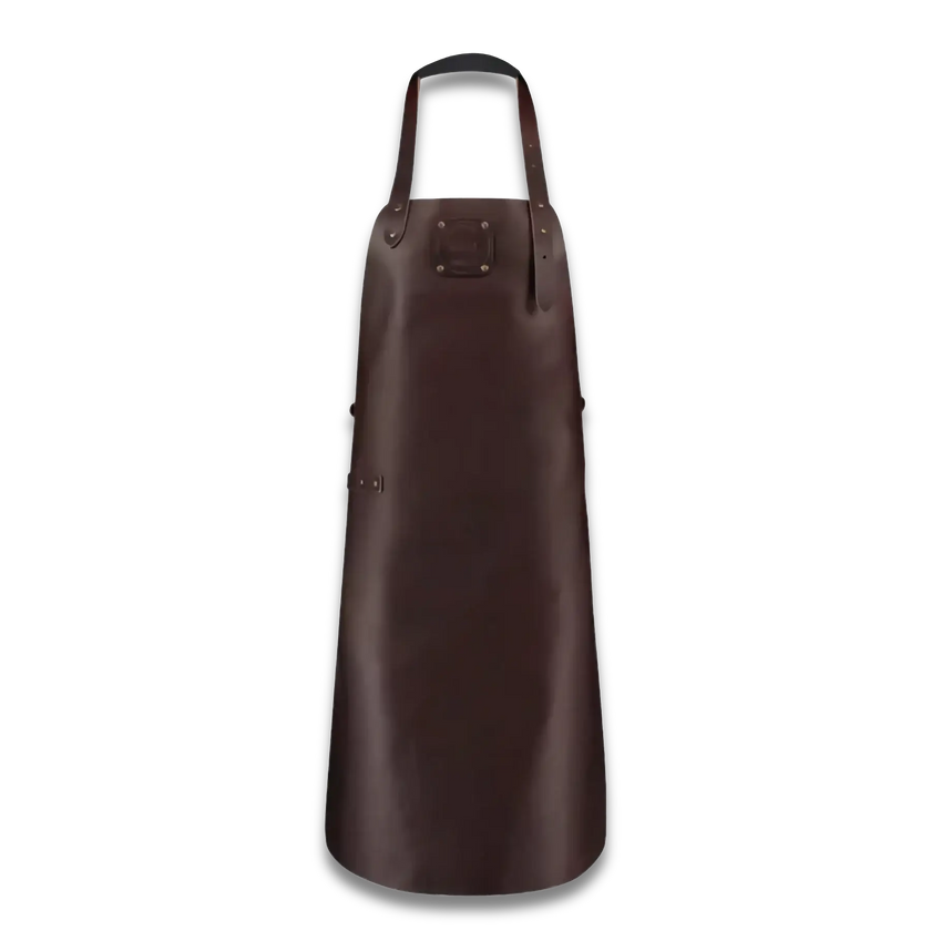 WITLOFT - Handcrafted Classic Leather Apron Dark Brown