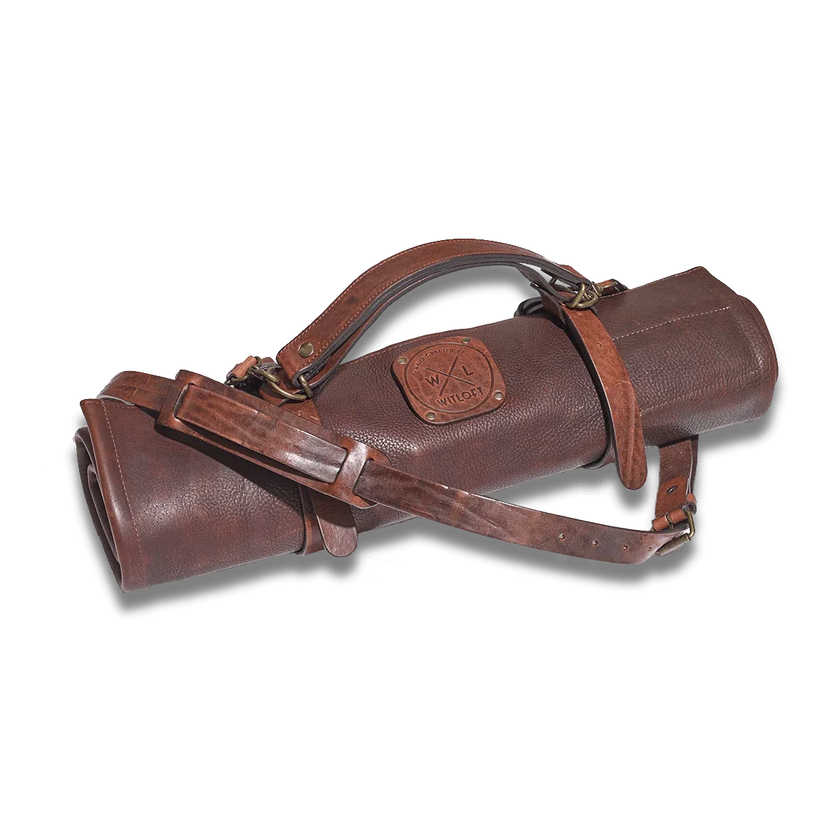 WITLOFT | Handmade leather Knife Role ( 5 Compartments)