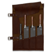 WITLOFT -  Handmade leather Knife Role ( 5 Compartments)