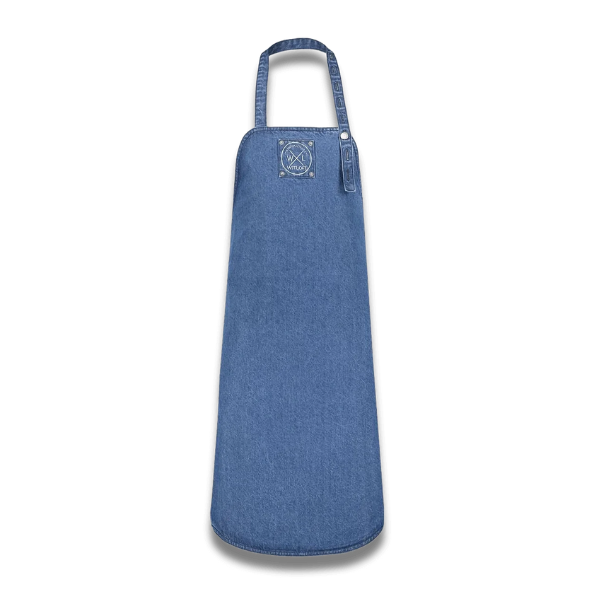 WITLOFT - Apron Denim Long - Mid Blue