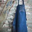 WITLOFT - Apron Denim Long - Mid Blue
