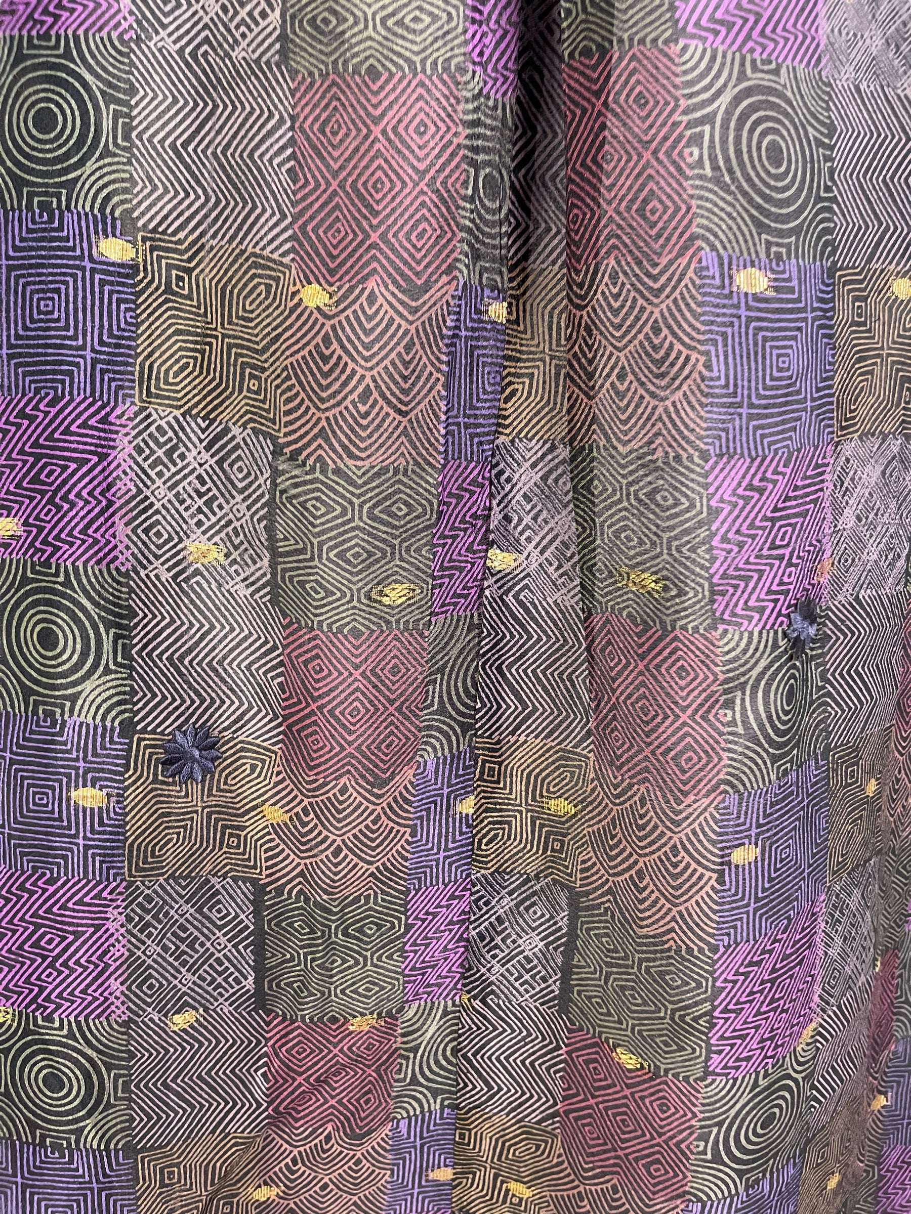 PRC6061 Avatar Pure Silk Self Pocket Tunic Dress