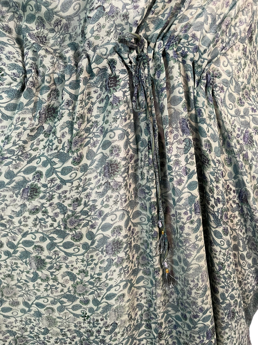 PRG6377 Sheer Avatar Pure Silk Maxi Kaftan