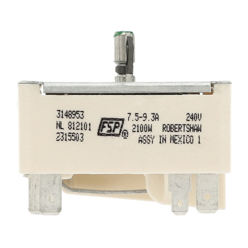 Interrupteur infini pour four Whirlpool 8 pouces WP3148953