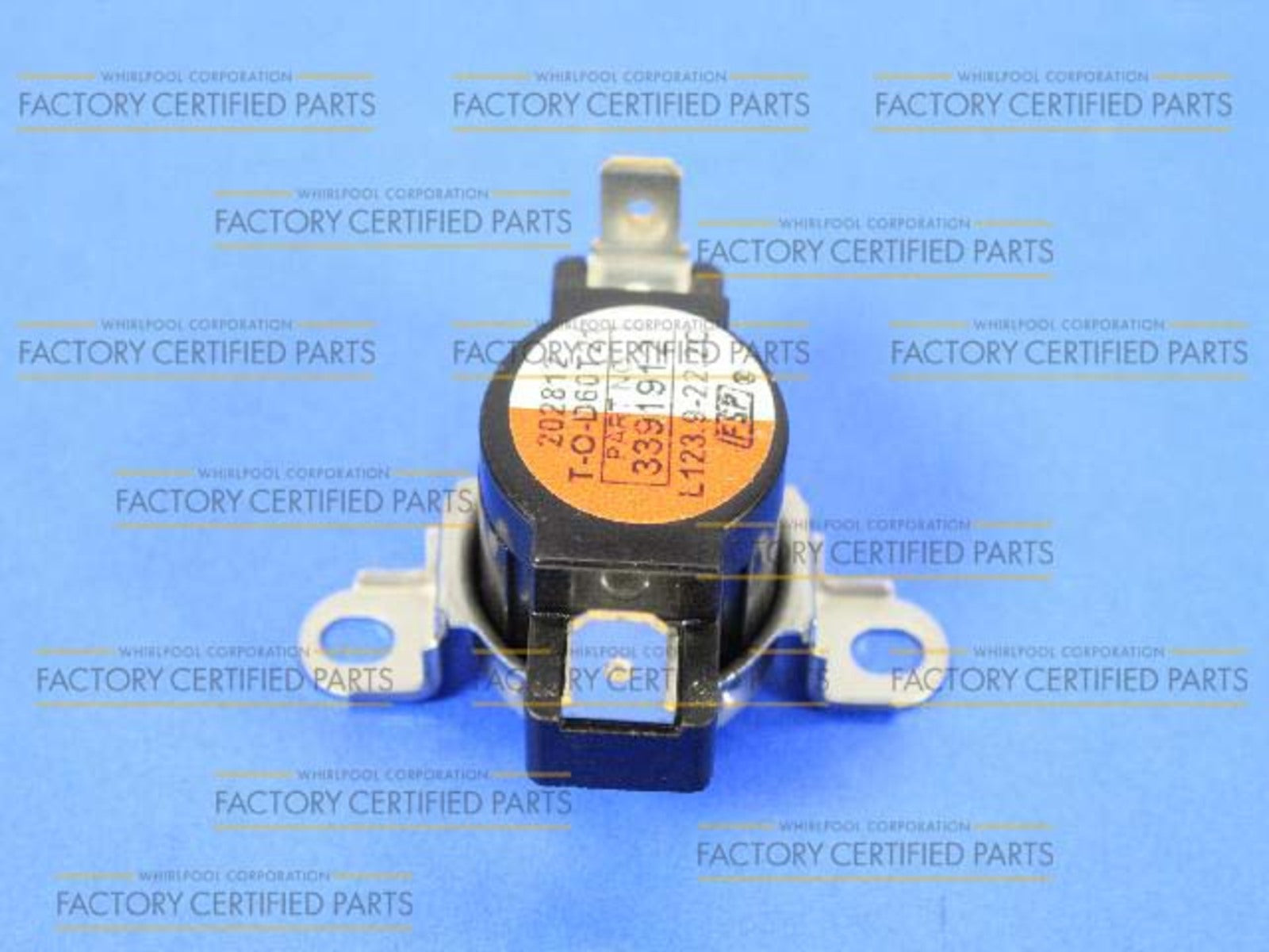 Thermostat de sécurité WP3391912 pour sèche-linge Whirlpool