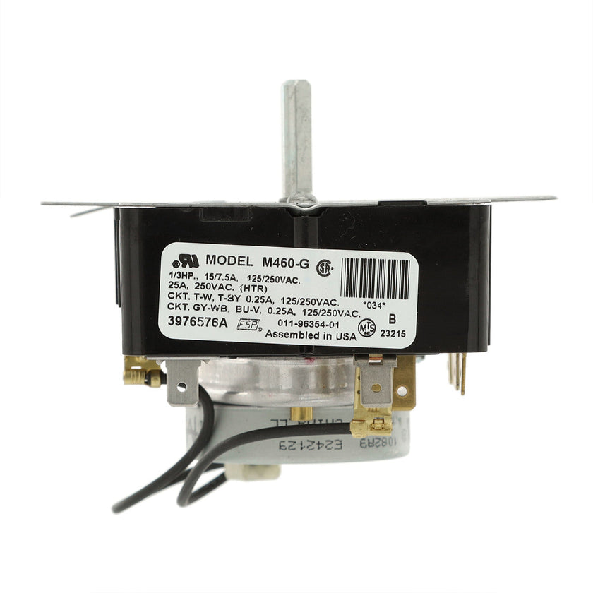 Pièce de rechange pour sèche-linge Whirlpool, temporisateur WP3976576