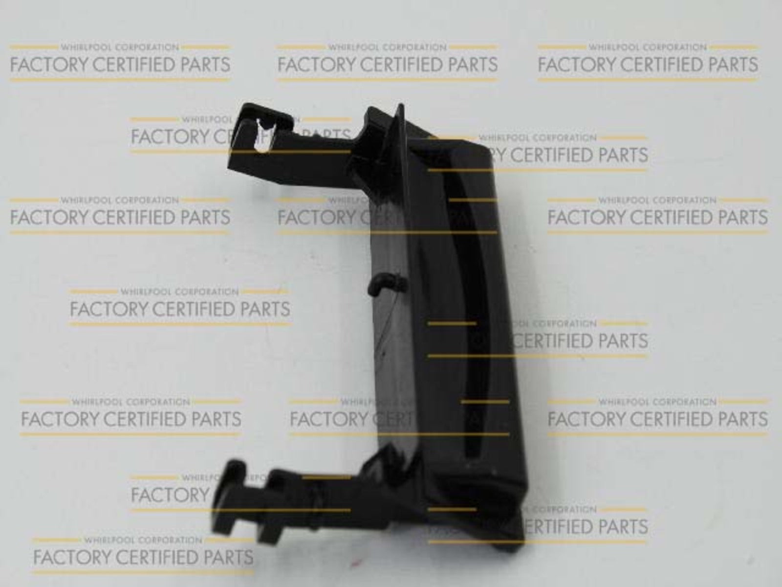 Black Door Handle for Whirlpool Dishwasher, Part#: WP8269117