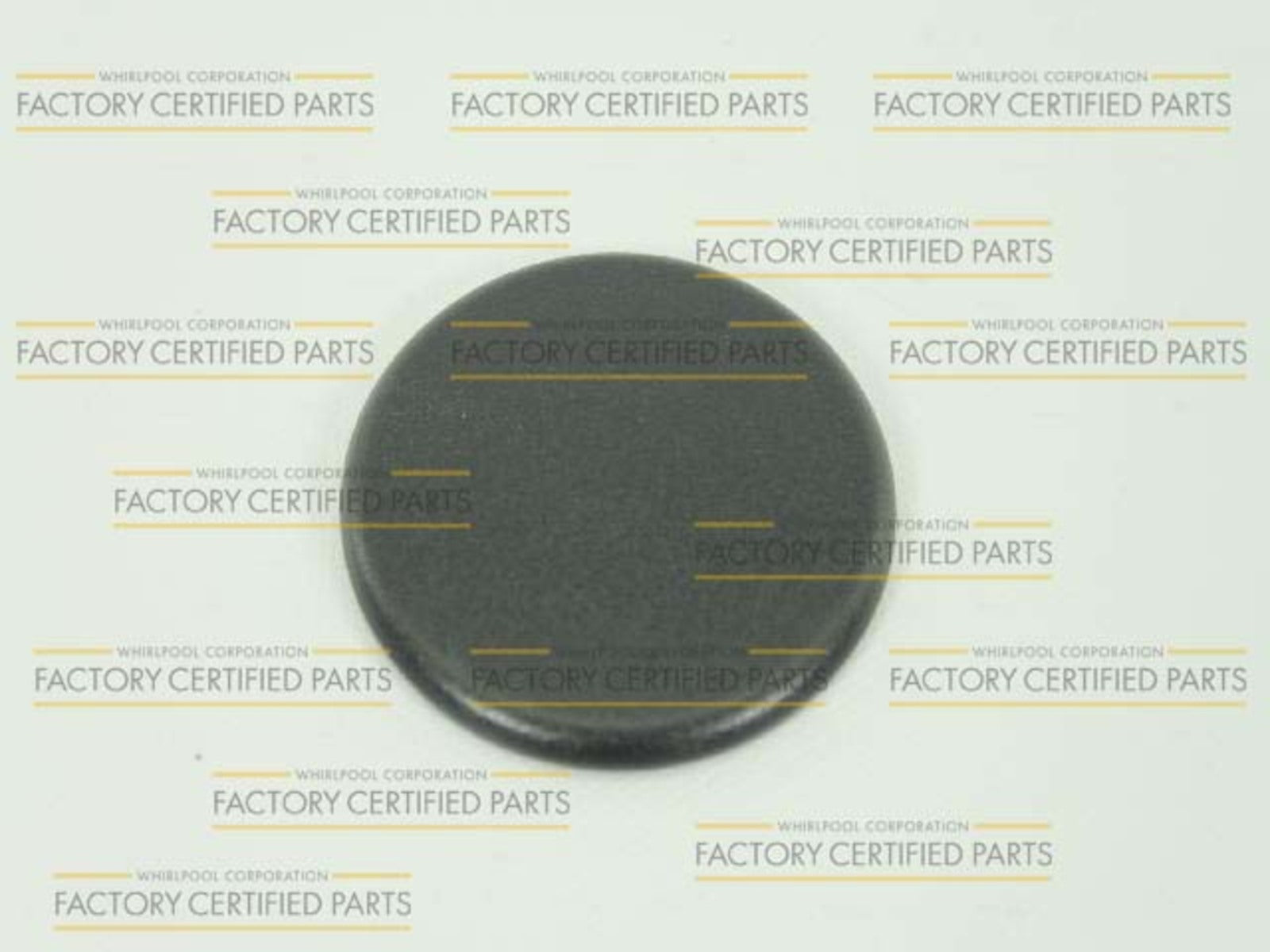 Bouchon de brûleur de plaque de cuisson noir Whirlpool WP8284669