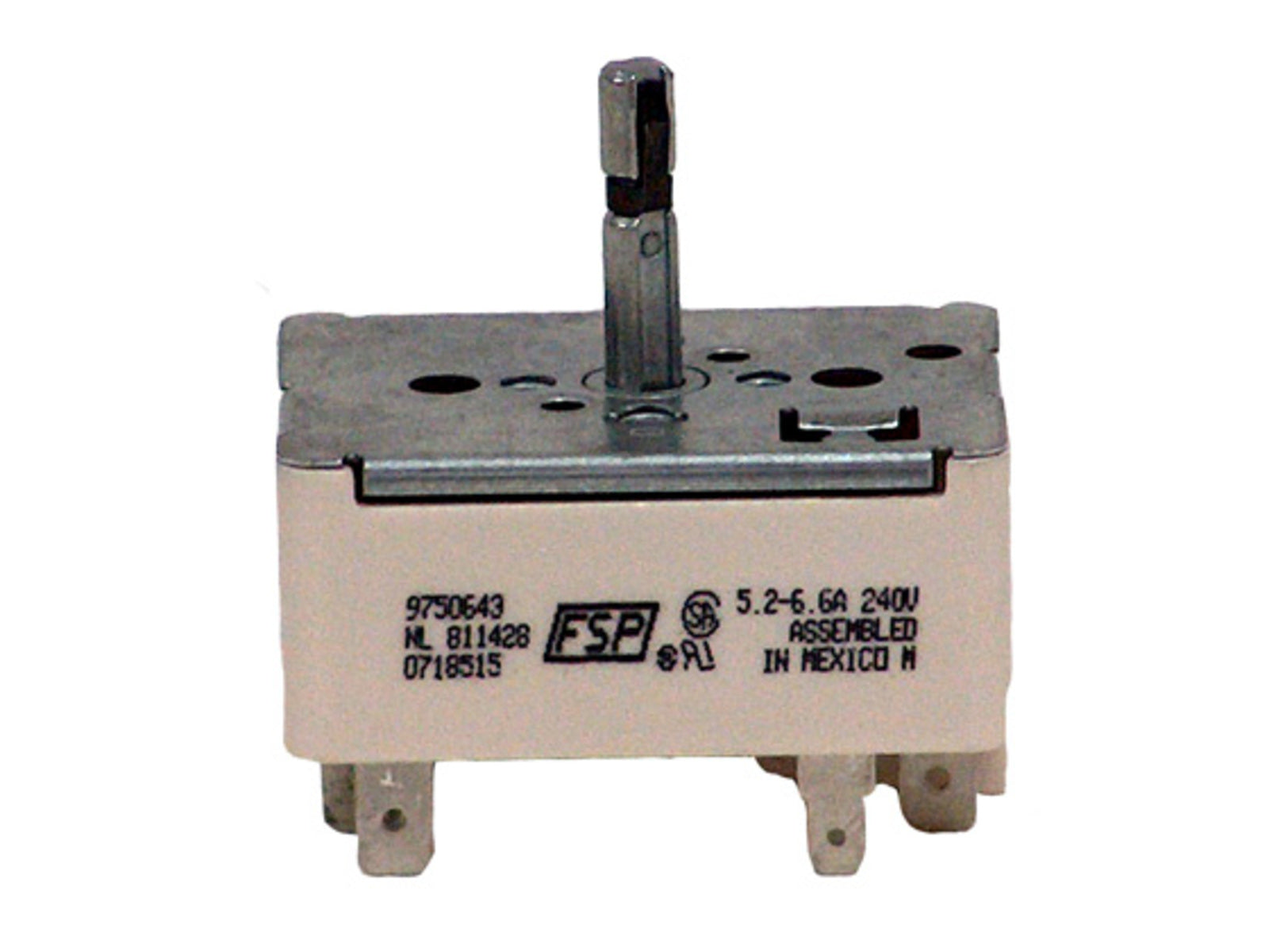 Interrupteur infini WP9750643 pour four Whirlpool