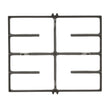 Grille de brûleur noire WP9761557CB pour cuisinière Whirlpool