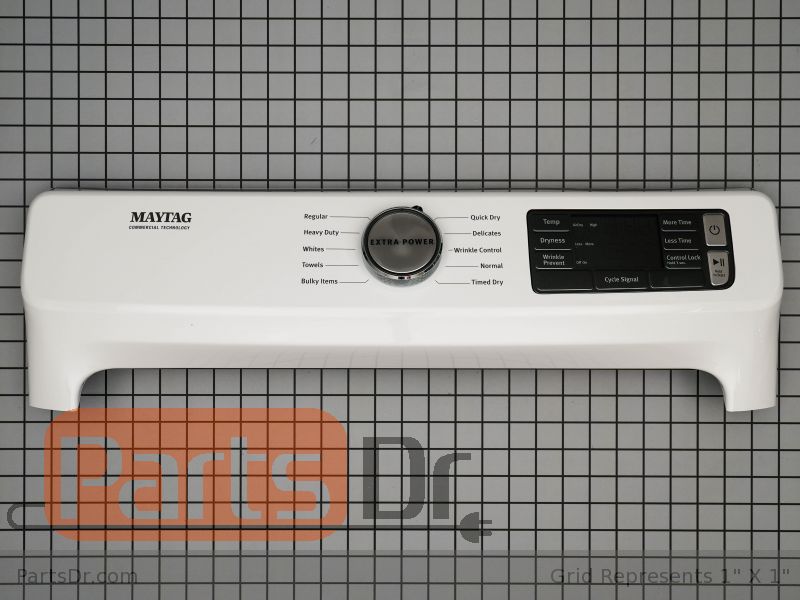 Pièce de rechange pour console de sécheuse Whirlpool W11384511