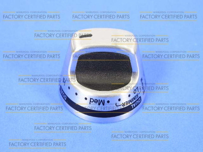WPW10156260 Stainless Steel Knob for Whirlpool Cooktop